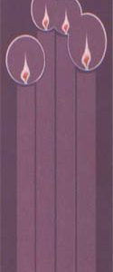 Inside Banners - Advent Candles