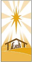 Small Inside Banner Nativity Scene