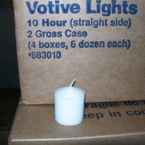 10 Hr.Straight side votive