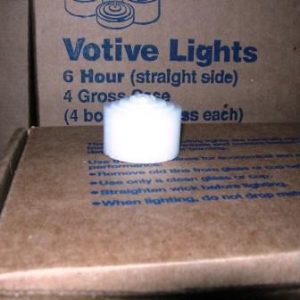 6 Hr. Straight Side Votive