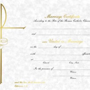 Marriage Certificate