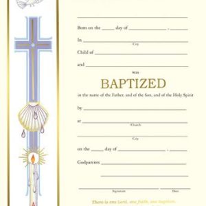 Baptism Certificate